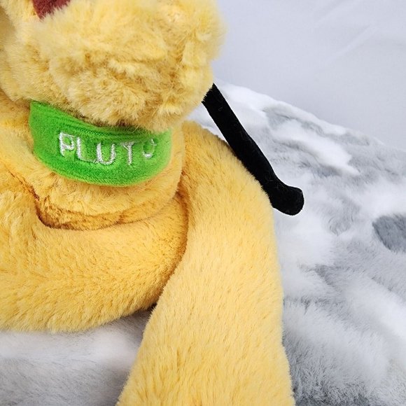 Authentic Disney Parks Pluto Dog Plush Stuffed Animal w/ Beans Beanie - 10" - Picture 3 of 9
